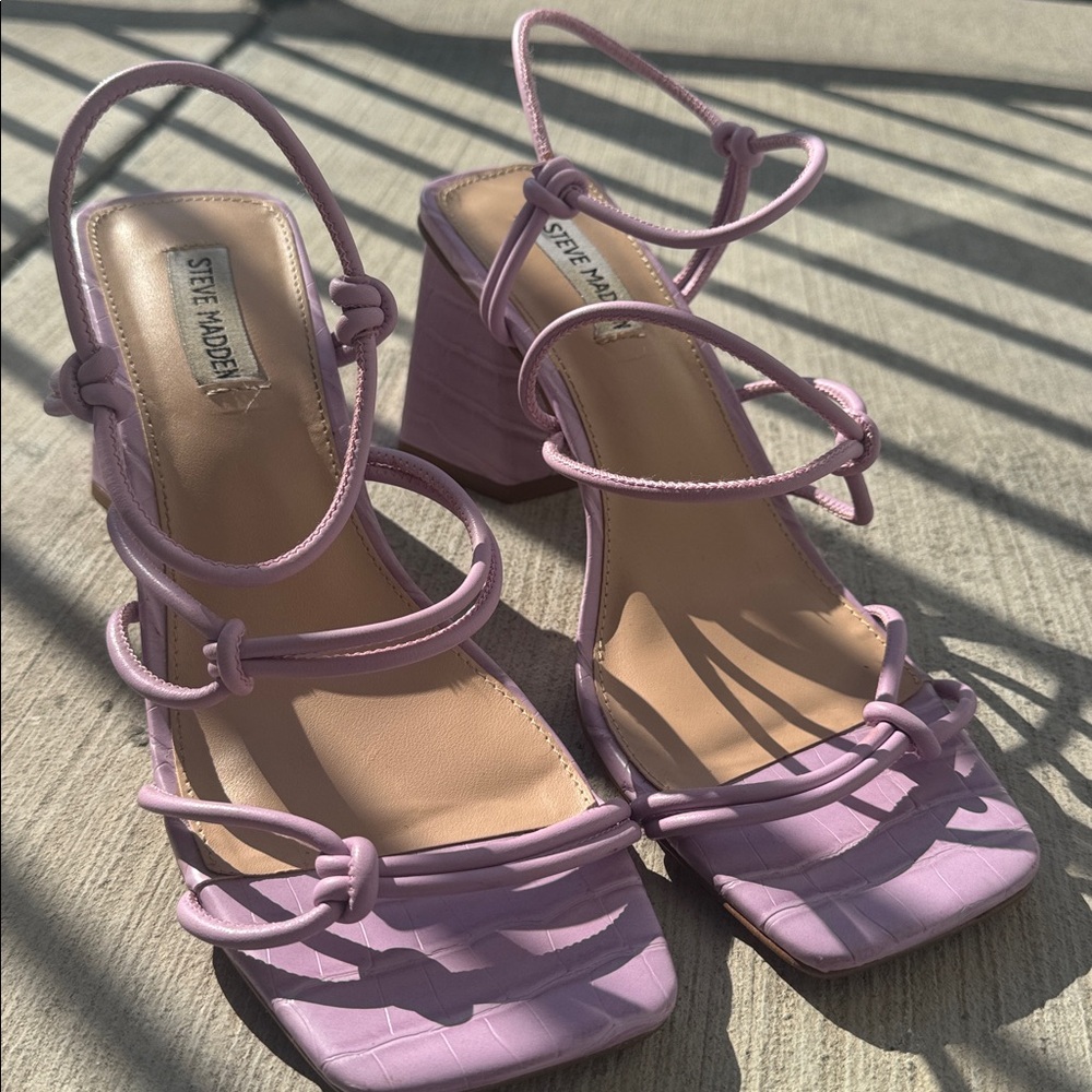 Steve Madden Lavender Strappy Sandals
